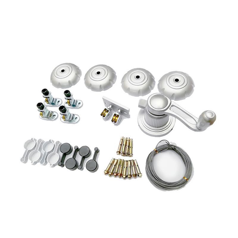 晾衣架升降手摇器全单杆式大全晒衣架家用手动阳台凉