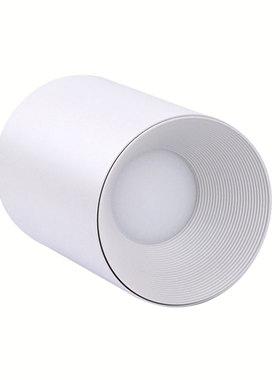 黑色深防眩光led明装筒灯WW免孔天灯客厅卧室吸顶柔光散光