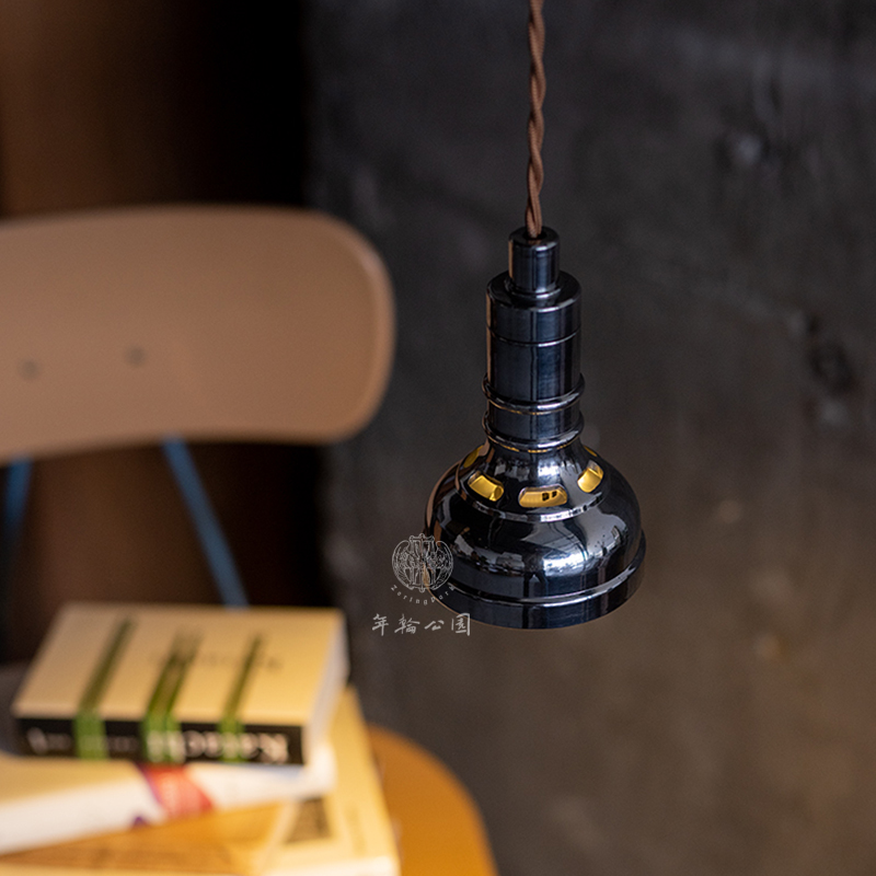 年轮公园ZORING PRK宅造店 铸铝胜家复古工业风吸顶客厅吊灯