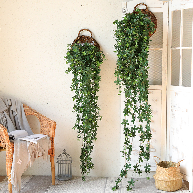 仿真花壁挂花藤蔓假花藤条墙壁绿植室内客厅墙面遮挡装饰塑料植物