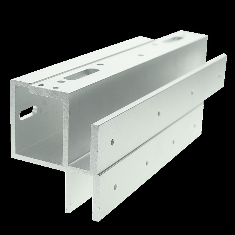 安将军上下无框磁力锁支架玻璃门电磁锁支架U型夹2KG磁力锁支架