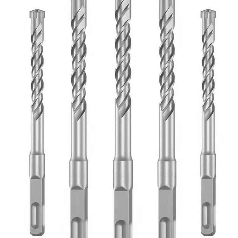 方大王合金四刃十字冲击钻头电锤混凝土打孔穿墙方柄过墙方柄转头