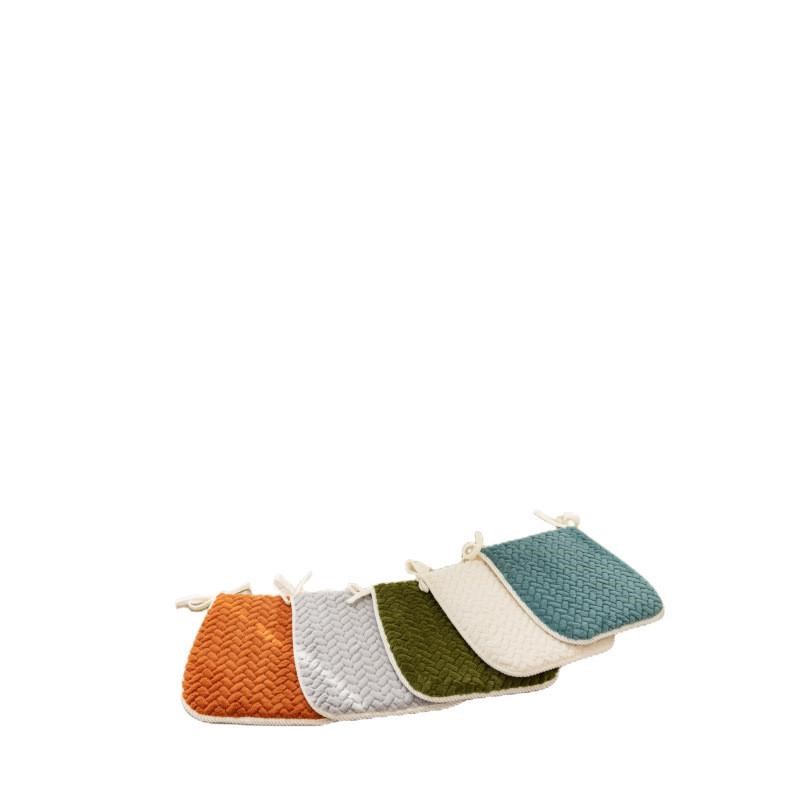 羽宏小兔毛坐垫毛绒椅垫学生宿舍纯色垫透气餐桌垫办公室座垫