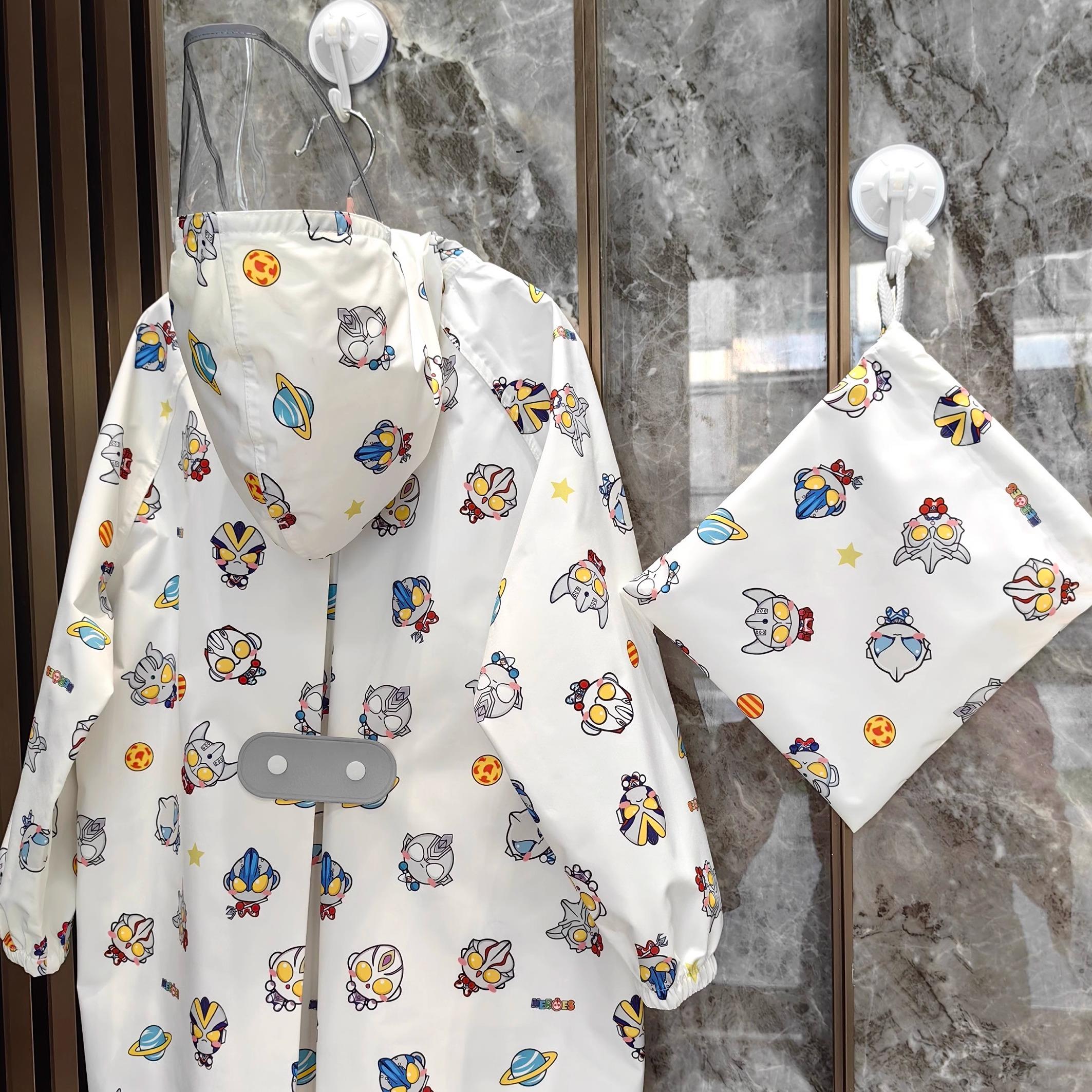 2025可爱公主儿童雨衣上学全身速干男女幼儿园防水雨披小学生书包