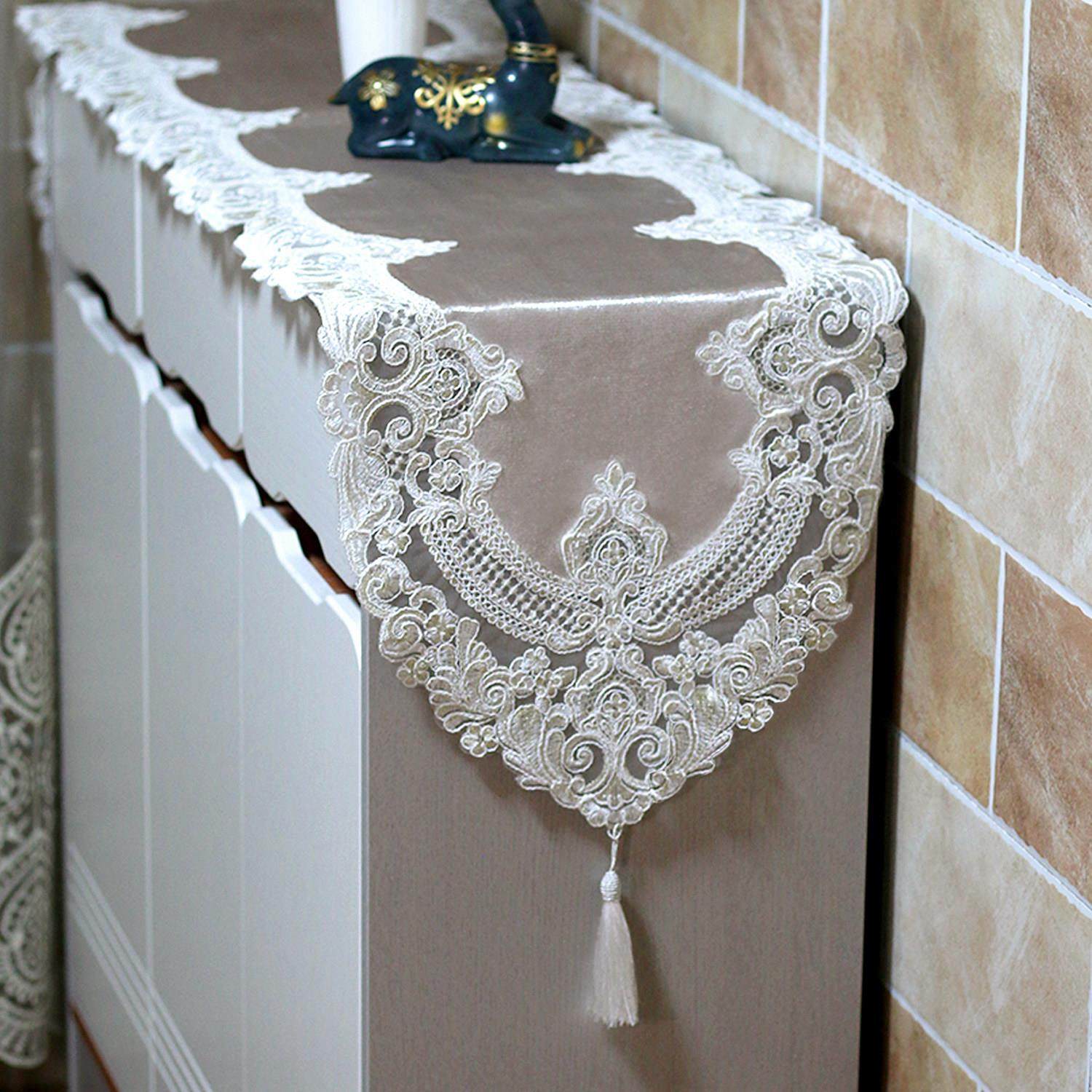 欧式轻奢桌旗电视柜五斗橱长条桌布茶几餐桌旗鞋柜餐边柜防尘盖巾,居家布艺,桌旗,淘宝优惠券,粉丝福利购,淘宝优惠卷