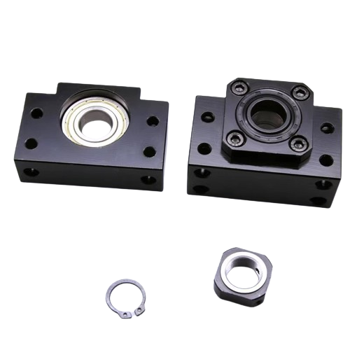 上隆尺寸丝杠支撑侧SPCF-6 8 10 12 15 20 25滚珠丝杆固定轴承座