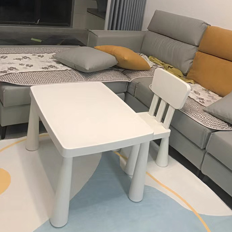 幼儿园儿童桌宝宝学习书桌子塑料游戏桌桌写字桌吃饭餐桌加厚