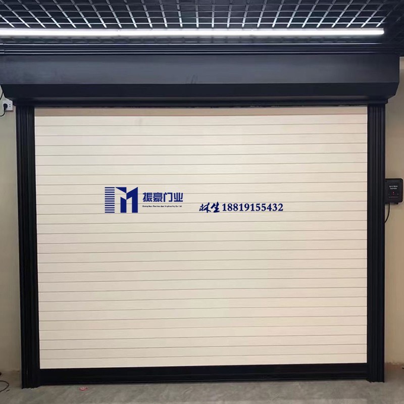 别墅车库翻版门 地下车库静音电动卷闸门 自动感应智能卷帘门定制