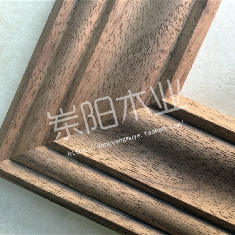 北美桃实木线条 欧式装饰线条 窗门线条 封边线 背景墙线
