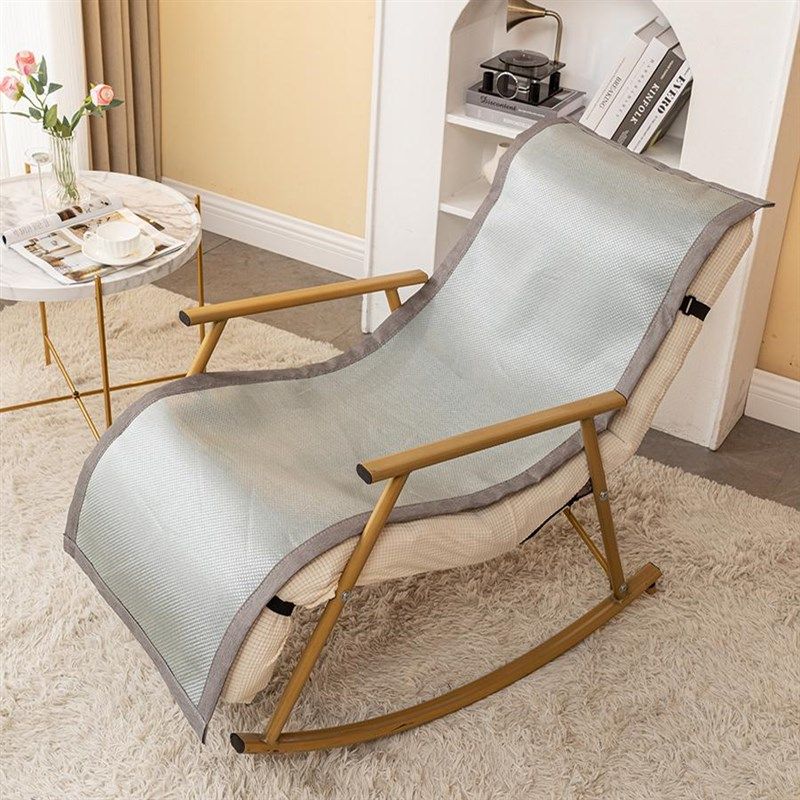 人摇摇椅垫子靠背一体午睡椅坐垫罩防滑躺椅垫子单人冰丝夏季,居家布艺,椅垫,淘宝优惠券,粉丝福利购,淘宝优惠卷