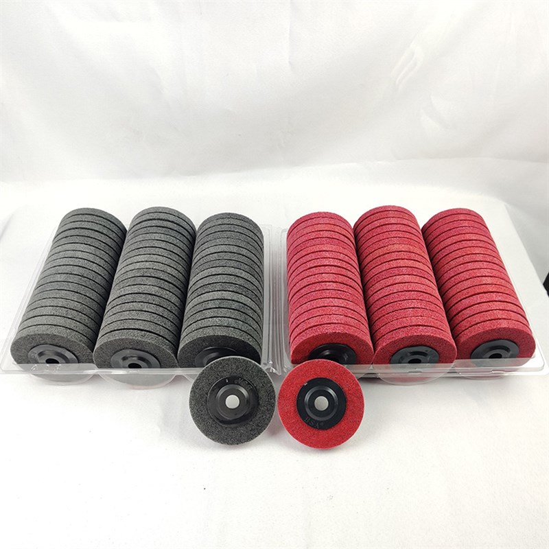 恒兴尼龙轮B美宜光寸织布研磨轮抛光纤维轮金属角磨碟片