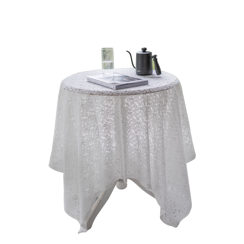 法式白色公主风蕾丝桌布小清新长方形台布茶几盖布韩式田园餐桌布