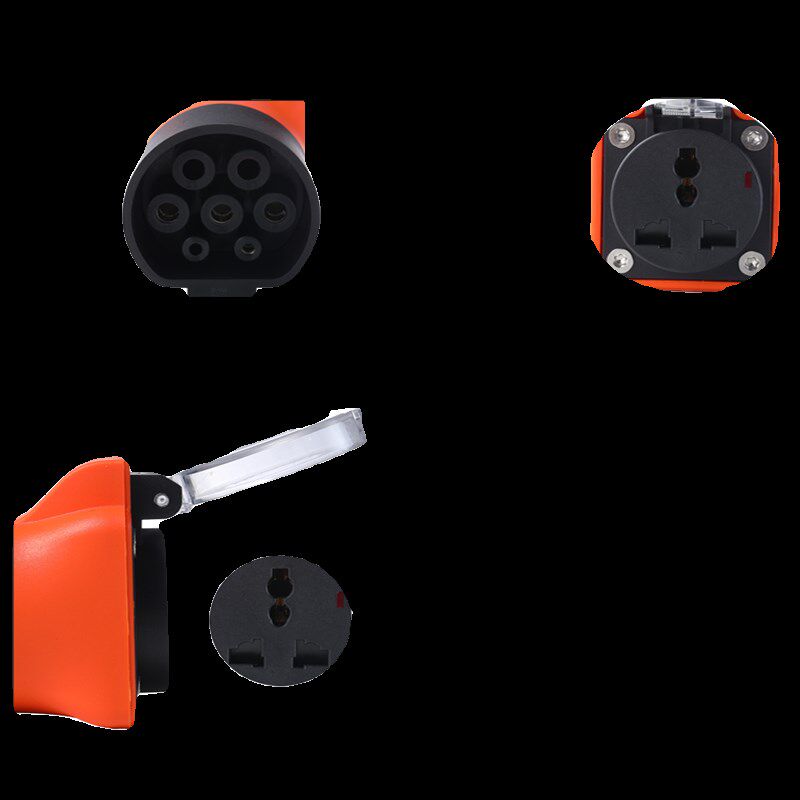 景玉充电桩转换头七孔交流取电器房车电动车大炮电摩转换