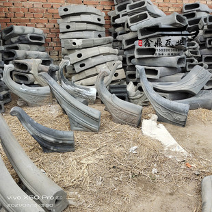 古建翘角仿古屋脊翘角青瓦飞檐翘角二龙戏珠正吻博古甘蔗脊宝鼎