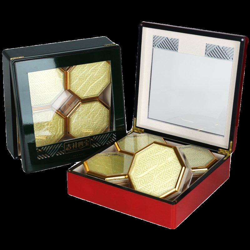 干货包装盒通用拼礼盒天窗翻盖注塑干货礼品盒干货礼盒空盒