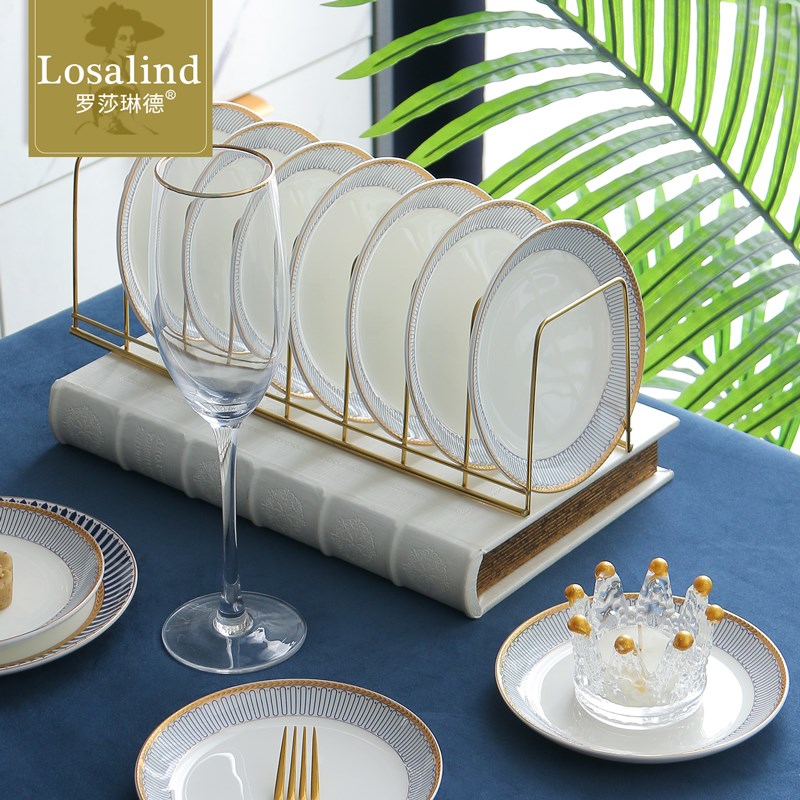 碟子家用小调味碟1个骨瓷小盘子5寸浅碟骨碟餐桌垃圾吐骨头盘碟