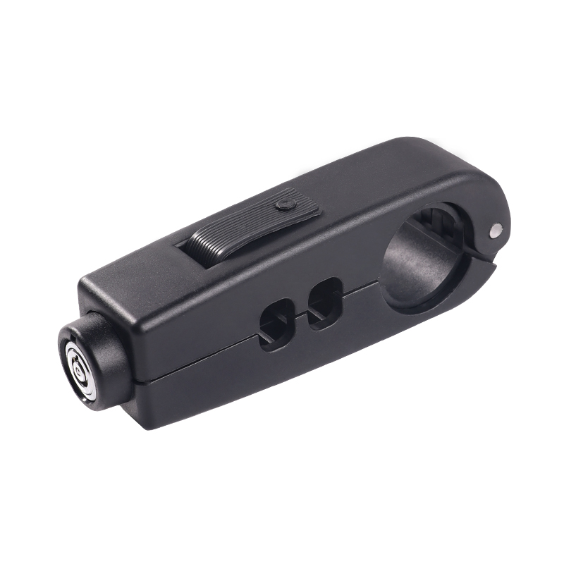 电动车车把锁刹车锁摩托车手把z防盗锁踏板车自行车车把牛角锁改