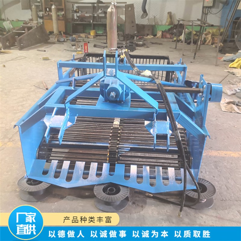 小型田间管理捡石机 丘s陵山区碎石收集机 土壤筛石自动装车机