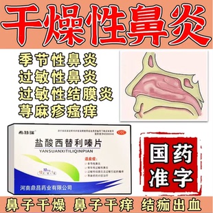 过敏性鼻炎鼻塞不通气鼻痒口服药鼻子干燥结痂疼痛荨麻疹抗过敏
