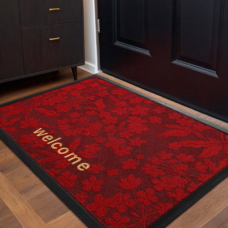 大江地垫红色玄关入户门脚垫新年门口防滑进门垫户外地毯2025新款