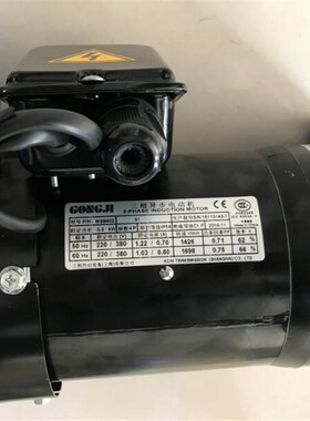 GONGJI刹车刀盘马达 SVB18 20R:1 SOHIX电机  P/N MS3B404 0.37KW