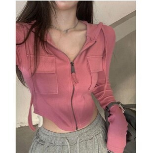 jazz跳舞爵士上衣甜辣y2k衣服女团打歌服尊巴舞蹈服短款卫衣外套