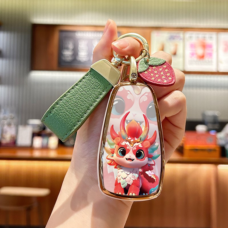 适用于长安cs75plus钥匙套univ逸动cs55蓝鲸版三代逸达unit壳包扣