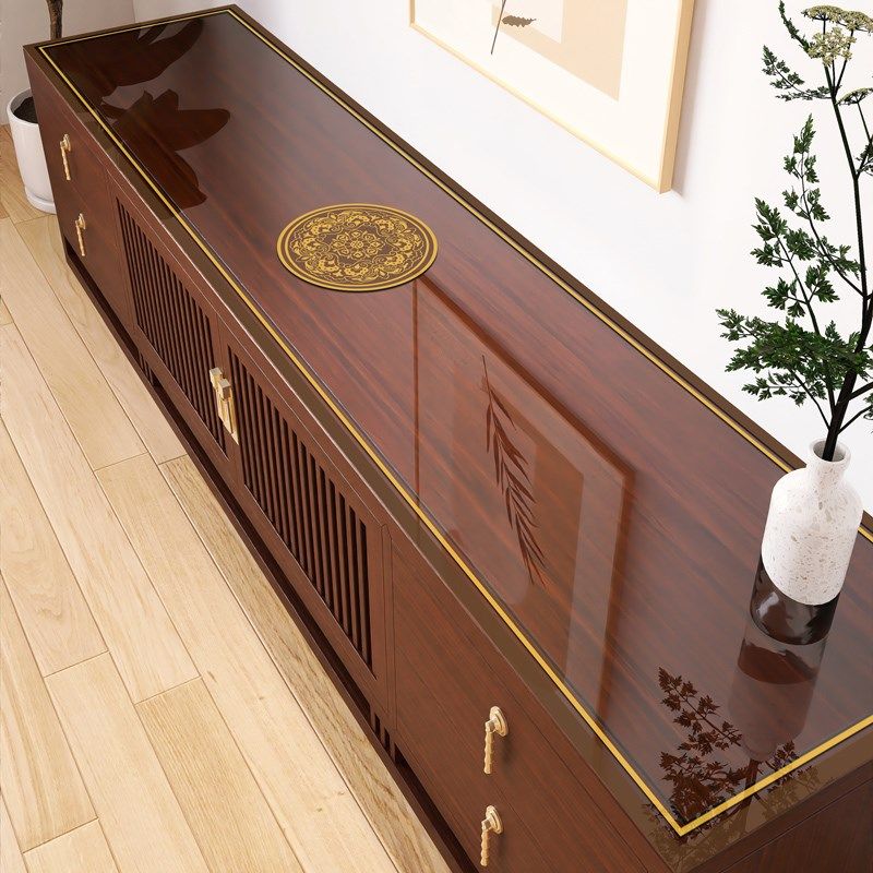 中式透明PVC软玻璃电视柜桌布防尘桌垫茶几餐边柜垫鞋柜台面垫子,居家布艺,桌布,淘宝优惠券,粉丝福利购,淘宝优惠卷