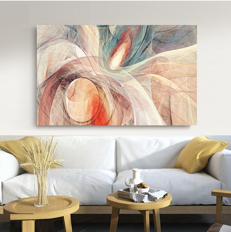 欧式复古无框画 单幅抽象装饰画卧室床头画 艺术挂画沙发背景墙画