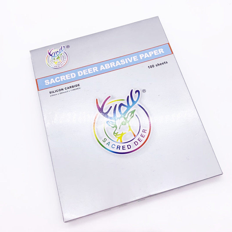 鹿圣干磨砂纸家具油漆抛光干砂纸木器腻子打磨砂纸防堵塞涂层砂皮