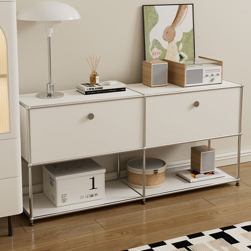 中古USM不锈钢电视柜储物斗柜现代简约模块餐边柜客厅收纳玄关柜