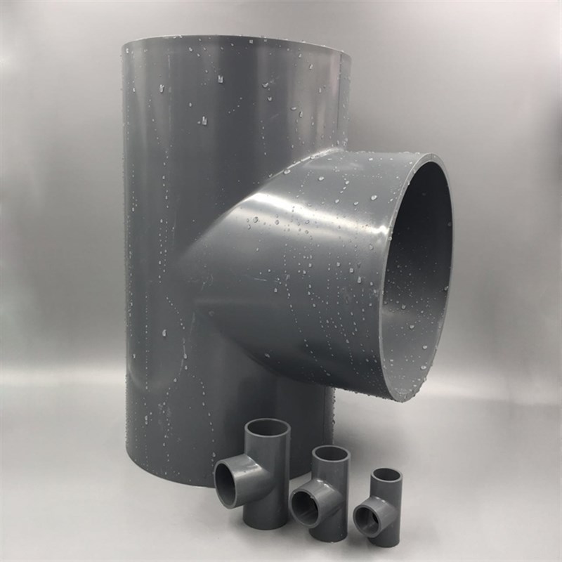 PVC给水管件 三通 等径三通 大口径管件 1 10  0 15 0