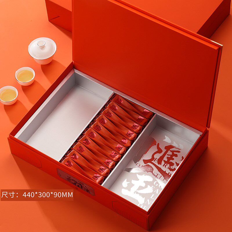 通用茶叶摆泡空礼盒铁观音肉桂红茶岩茶叶包装盒空盒子半斤装定制