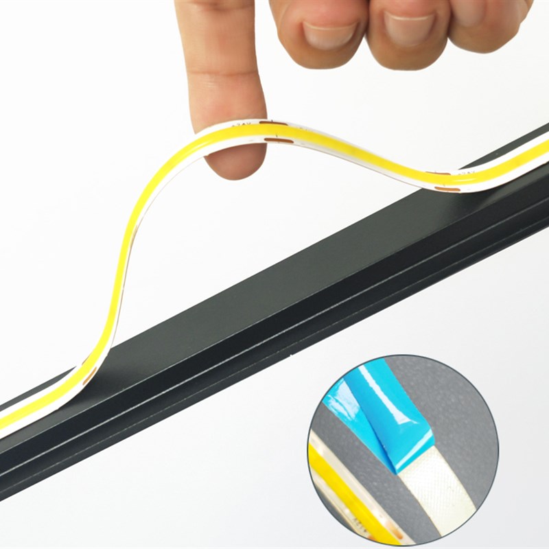 v低压cob灯带led自粘线条2v线形衣柜电视柜背景墙酒柜式软灯条