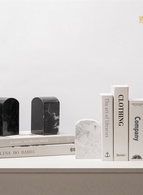 现代大理石托盘摆件客厅电视柜茶几饰品仿大理石纹花瓶装饰品