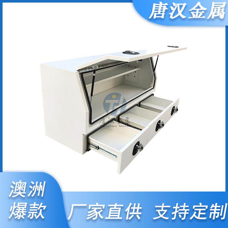 运货卡车/Ute/皮卡铝制工具箱侧开门带5mm重型滑轨储物抽屉