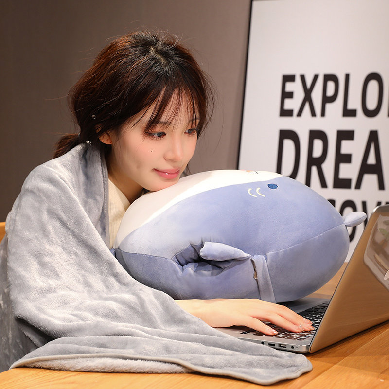 暖手仓鼠抱枕被子两用午睡枕头空调毯子三合一办公室靠枕车载靠垫,居家布艺,抱枕被,淘宝优惠券,粉丝福利购,淘宝优惠卷