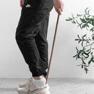 黑胡桃木家用长柄鞋拔子实木提鞋器老人孕妇长把提鞋拔子穿鞋神器