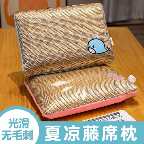 夏季凉席午睡枕便携小枕头记忆棉办公室学生趴睡神器午休抱枕儿童