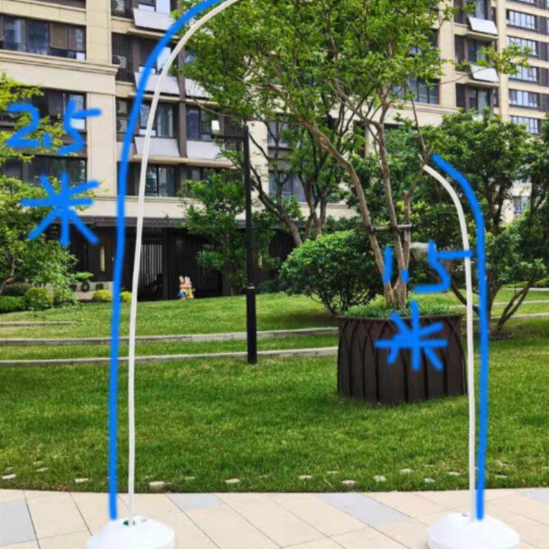 气球路引半边拱门支架立柱百变造型婚礼生日装饰商场活动开业布置