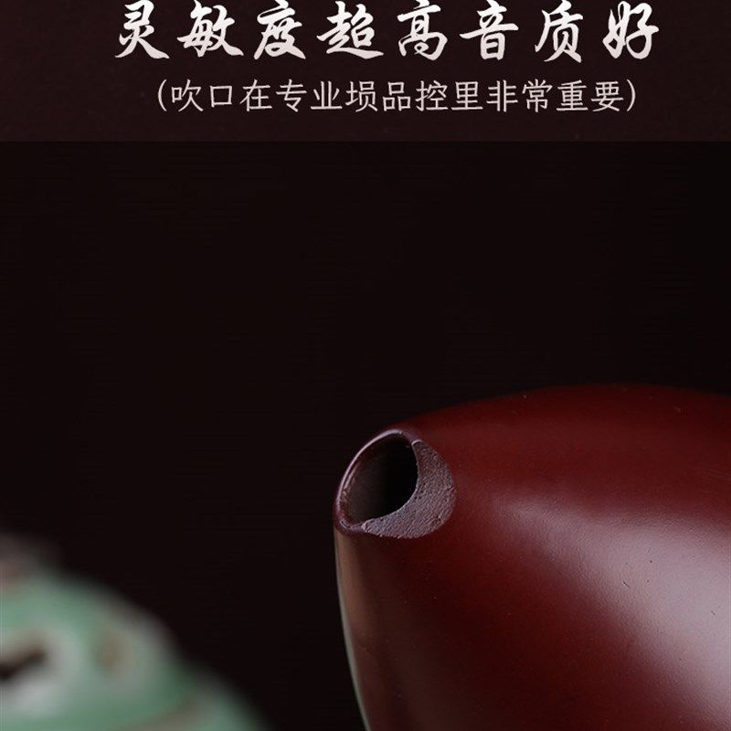 【云新】宽音高咪3陶埙双腔笔筒专业演奏十孔10孔F调G调熏烧乐器,乐器/吉他/钢琴/配件,埙,淘宝优惠券,粉丝福利购,淘宝优惠卷