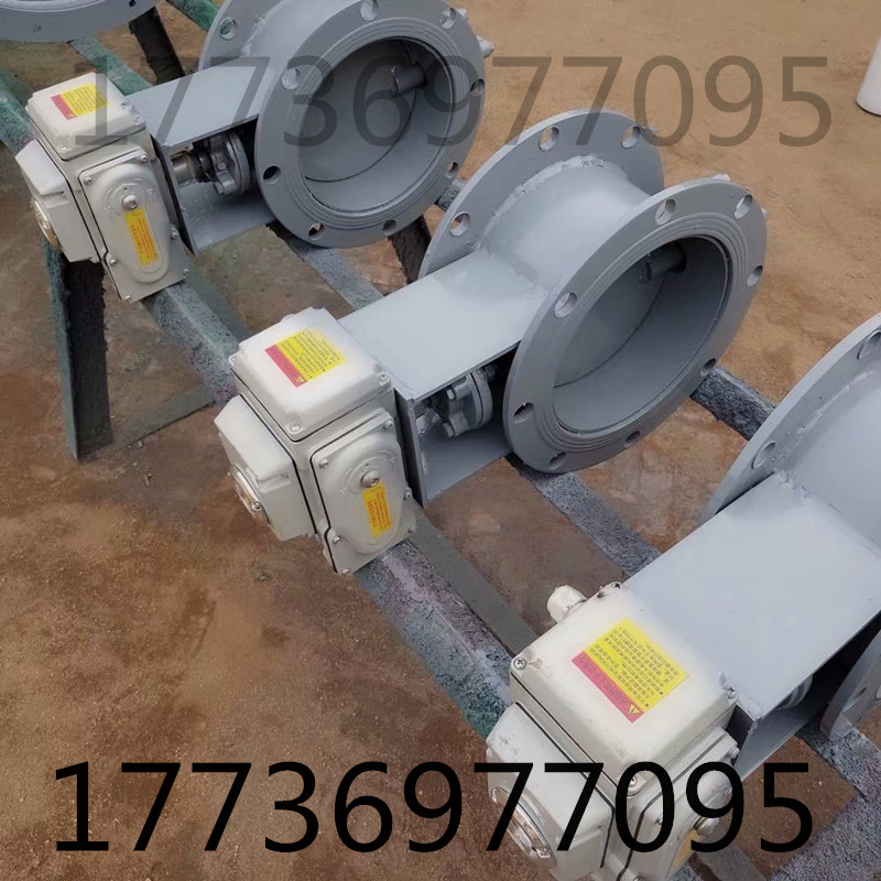 DN219 315 400电动执行器轻型通风蝶阀 电动蝶阀 烟气管道蝶阀