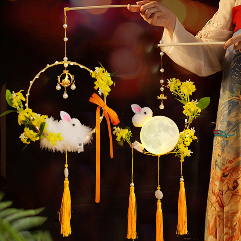 春节灯笼手工元宵花灯竹编diy材料包制作儿童手提龙年古风小挂件,节庆用品/礼品,灯笼,淘宝优惠券,粉丝福利购,淘宝优惠卷