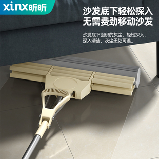 海绵拖把吸水家用2021新款 大号免手洗对折头挤水拖布净 一拖胶棉式