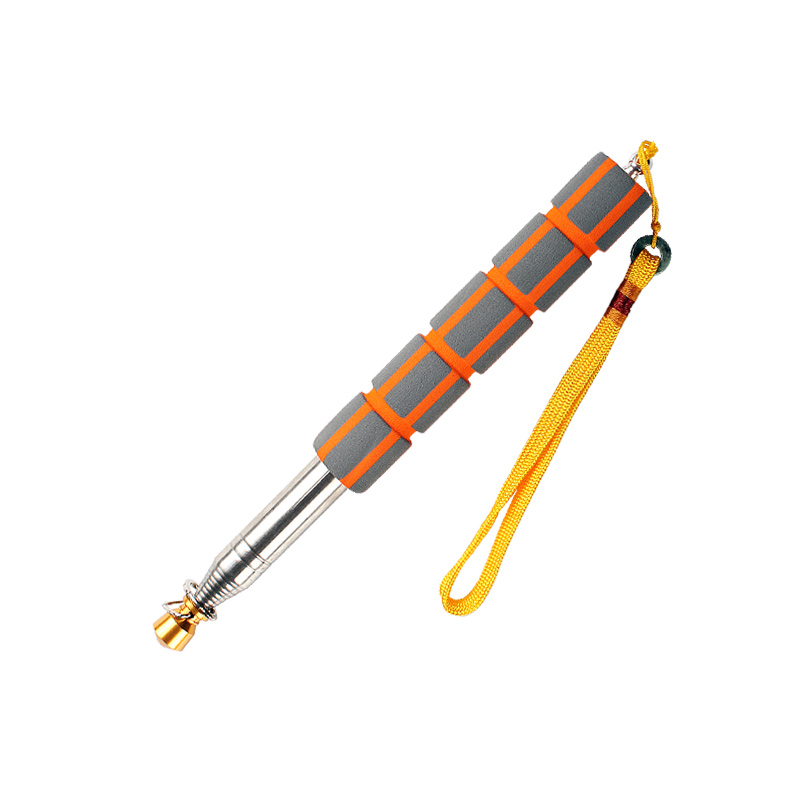 1.9米豪华型导游杆不锈钢伸缩旗杆 教师教鞭软手柄 防滑