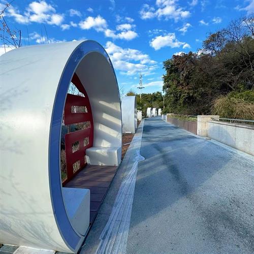 不锈钢福廊立体字景观灯雕塑座椅led灯字体制作d金属户外烤漆