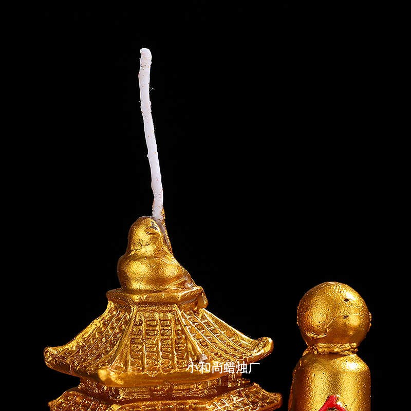 金色文昌塔蜡烛灯智慧莲花智慧袋蜡烛灯防风罩室内室外蜡烛