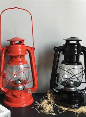 复古怀旧老式煤油灯马提灯摆件酒吧餐厅橱窗装饰品陈列道具工艺品