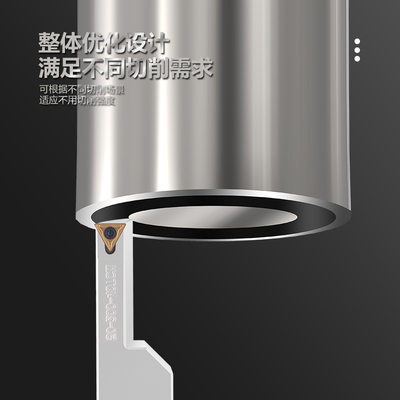 端面槽 大切深挖槽刀杆 圆孤端面槽刀STFCR2020K30-200 2525M50