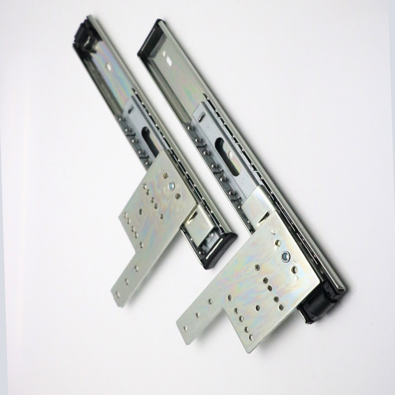 七字型电视柜滑轨隐藏式上下翻柜门轨道推拉壁柜暗藏侧面翻转导轨